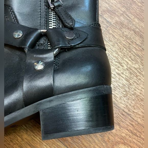 Marc Fisher Dalary Moto Harness Leather Boot - Picture 7 of 10